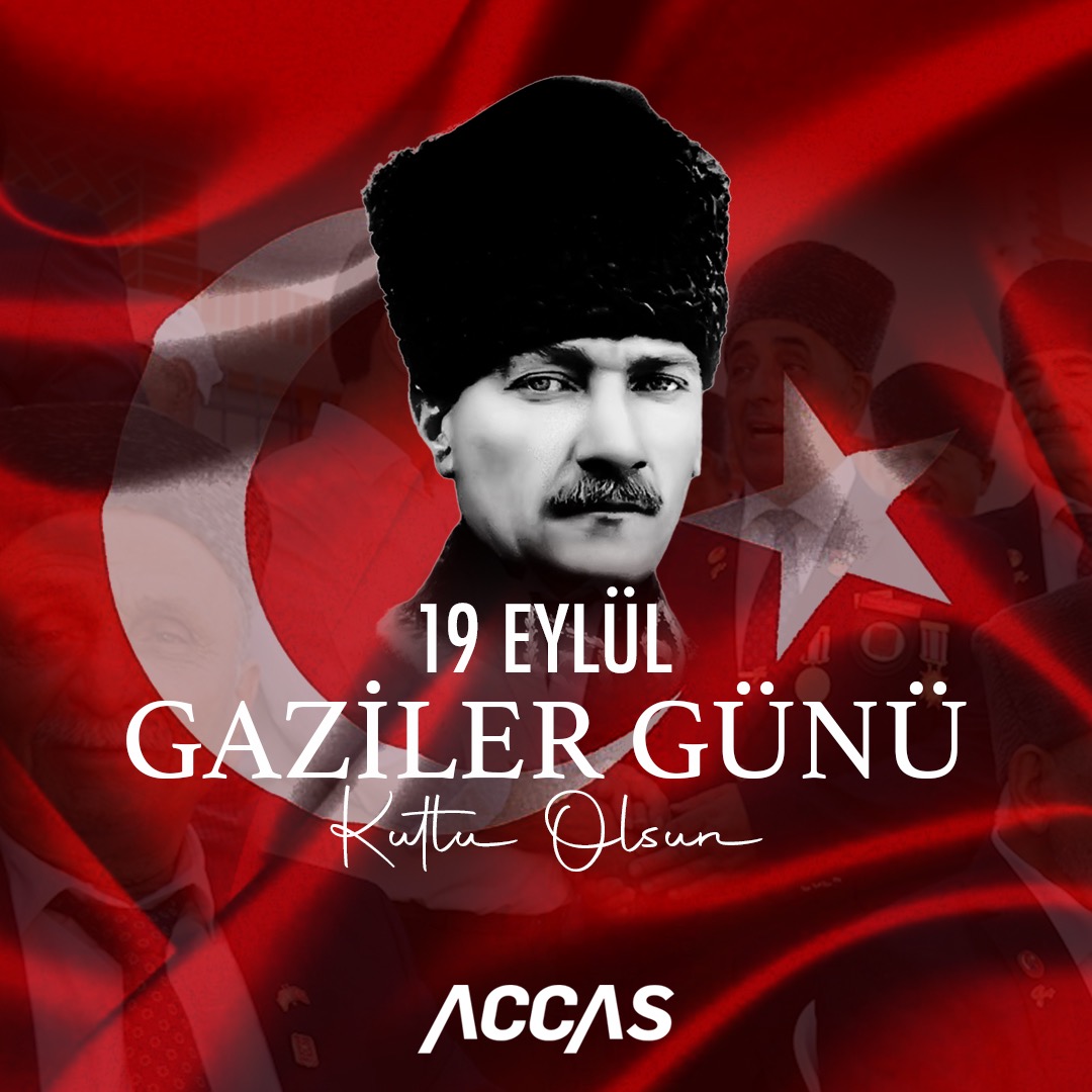 🇹🇷 19 Eylül Gaziler Günü'nde, vatan için fedakarlık yapan gazilerimize minnettarız. Sizler, milletimizin özgürlüğünü koruyarak tarihimizi aydınlatıyorsunuz. Gazilerimizi saygıyla anıyor, şehitlerimizi rahmetle yâd ediyoruz. 🌹 #19Eylül #GazilerGünü

accascup.com