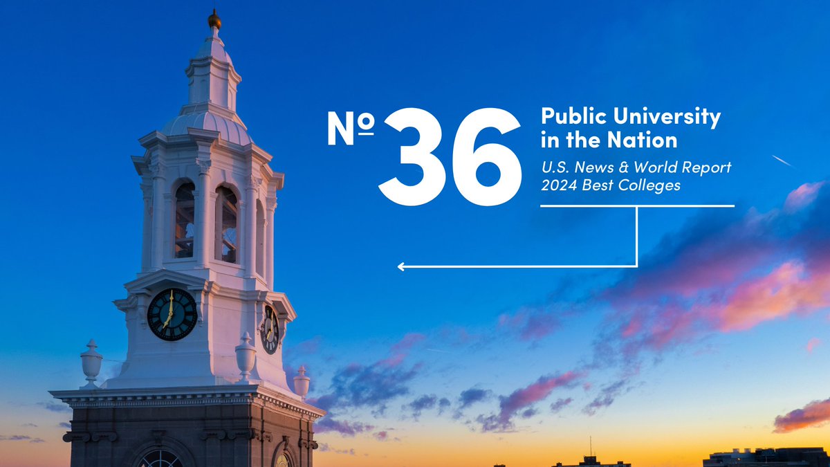#UBTrueBlue pride! 🤘 #UBuffalo, a flagship of <a href="/SUNY/">SUNY - The State University of New York</a>, is proud to be ranked No. 36 among all public universities in the nation by the <a href="/USNews/">U.S. News & World Report</a> #BestColleges rankings! Read more ▶️ bit.ly/3LnPU9x