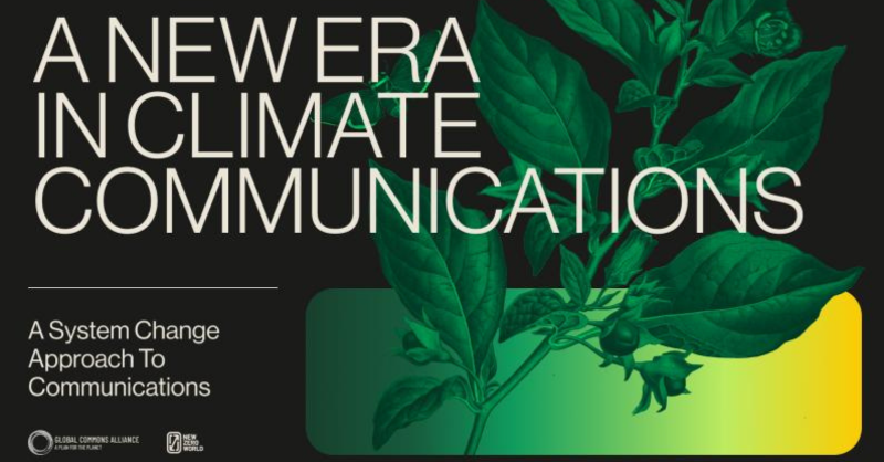globalcommonshq's tweet photo. 📢 Happening now at #ClimateWeekNYC: Launch of white paper #ANewEraInClimateCommunications

📙 Read the paper from @NewZeroWorld @NataliaBerry and #EarthHQ, which has +60 contributors👉 https://t.co/ywg609CPkC

Explore other #GlobalCommons Alliance events: https://t.co/wIhz4yXtdJ