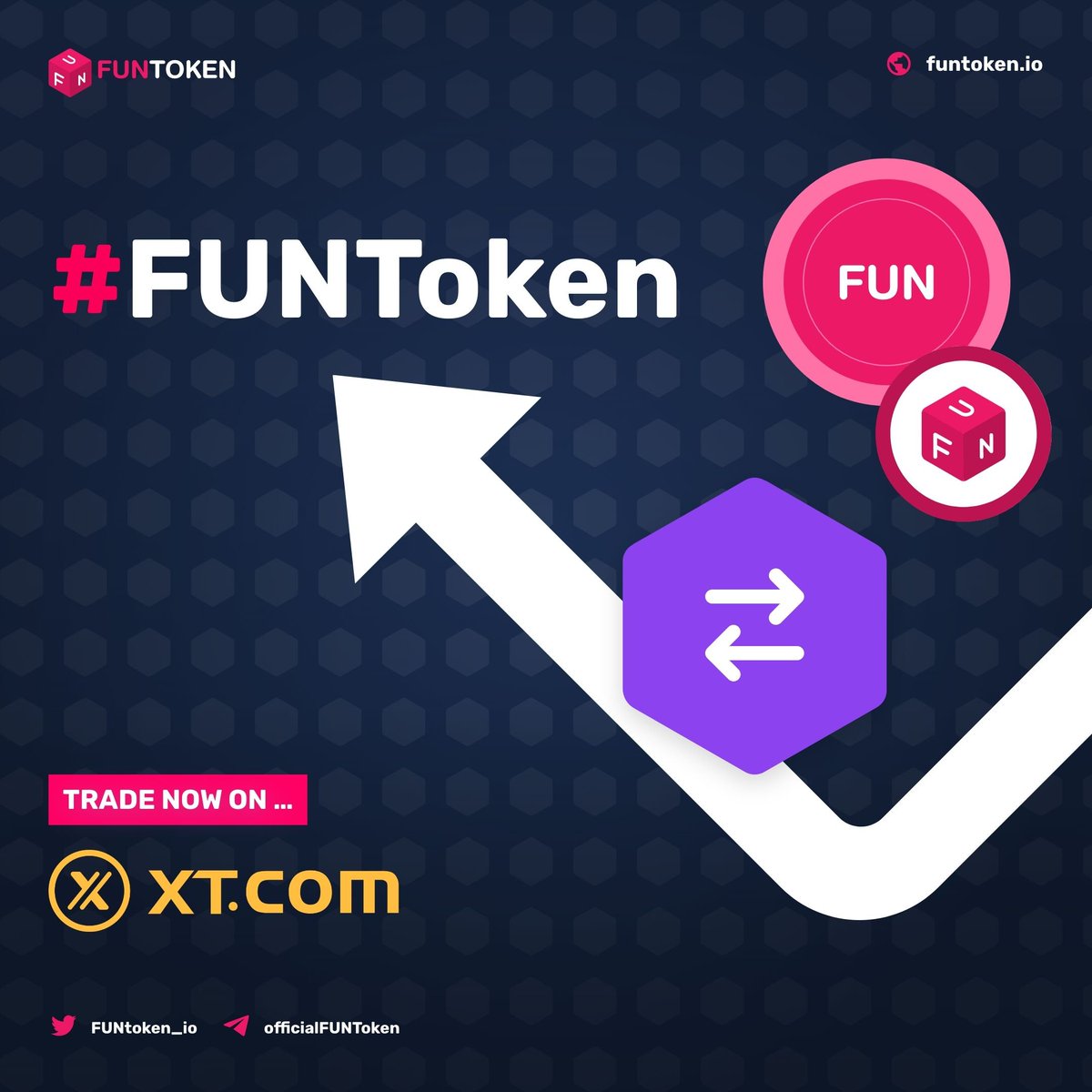 FUNtoken_io's tweet photo. 💥 Ready for a trading revolution? Team up with fellow $FUN enthusiasts on @XTexchange. Dive into unmatched market potential, and let's make every trade count! 

🔗 https://t.co/M9i0k03t9p #FUNToken #XTExchange https://t.co/vatOu2Feak