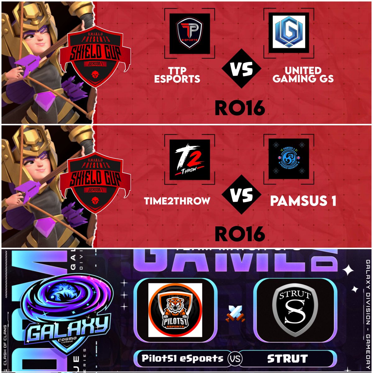 Style_coc's tweet photo. L U N E S ! ๐ฅณ
Arrancamos la Semana con energรญa! ๐
๐ #ShieldCup
โ
TTP ESPORTS ๐ UG GS
โ
T2T ๐ PAMSUS 1
๐ @League_Cosmo
โ
P51 ESPORTS ๐ STRUT
18:00๐ช๐ธ 13:00๐ฆ๐ท 10:00๐ฒ๐ฝ
๐ https://t.co/1tsBS7OeVq https://t.co/TPeOJBzklU