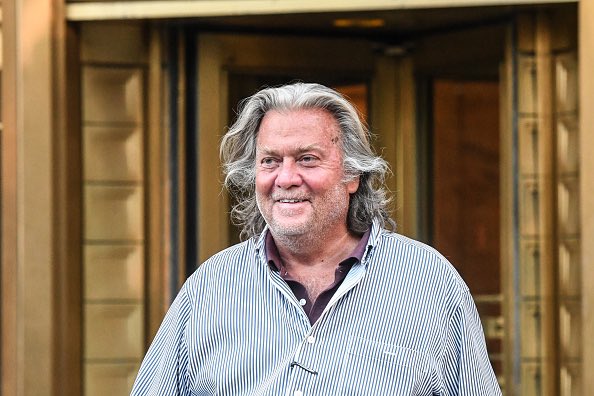roccamaria's tweet photo. @krassenstein Wait. Gaetz is talking about dressing appropriately with THIS guy? Three-shirt Bannon? https://t.co/82fF617NXT