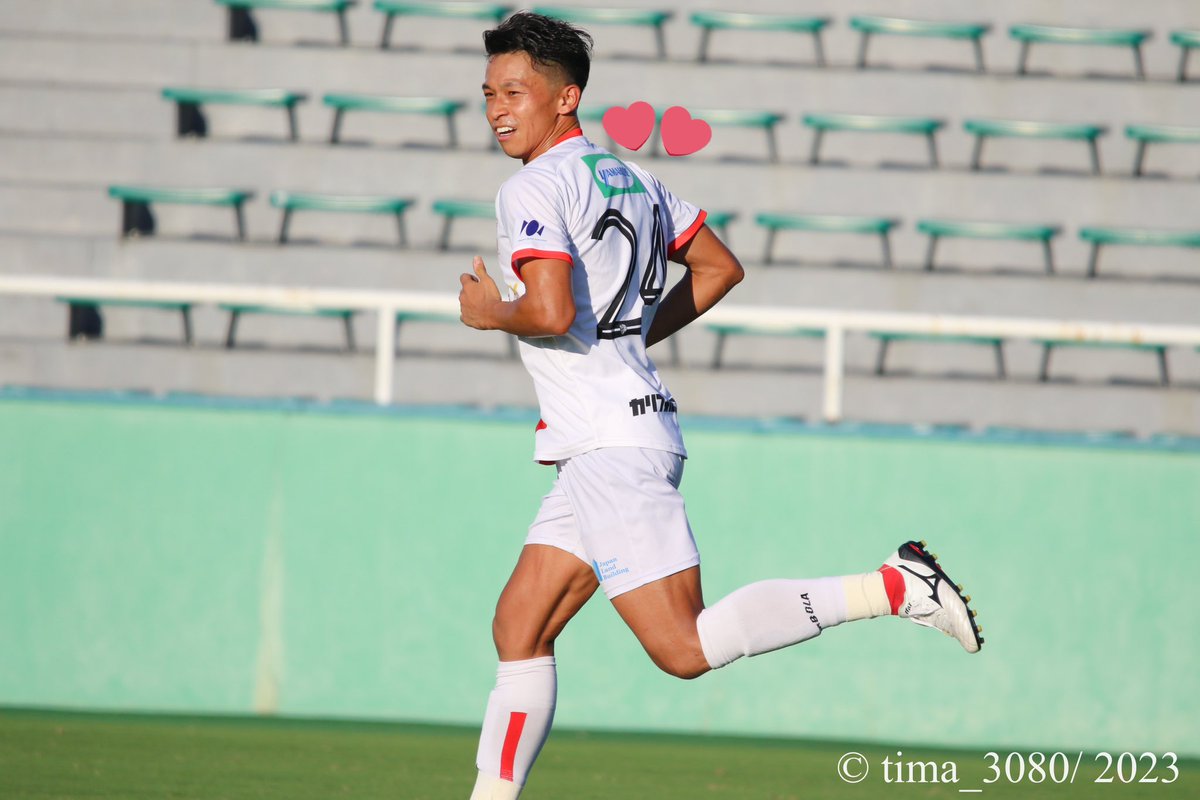 tima_3080's tweet image. 怪我から復帰したら行こう。が やっと行けた！！
やっと試合見れた！！
こちら爆イケ マツケンです🥺🥺🥺
#東京23FC 
#松本健太郎