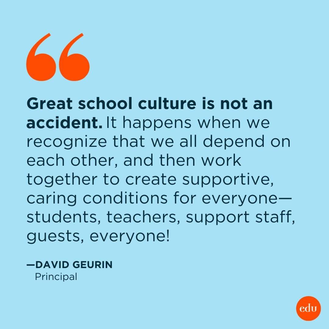 Intentional collaboration, intentional relationship building, intentional support. #culture
