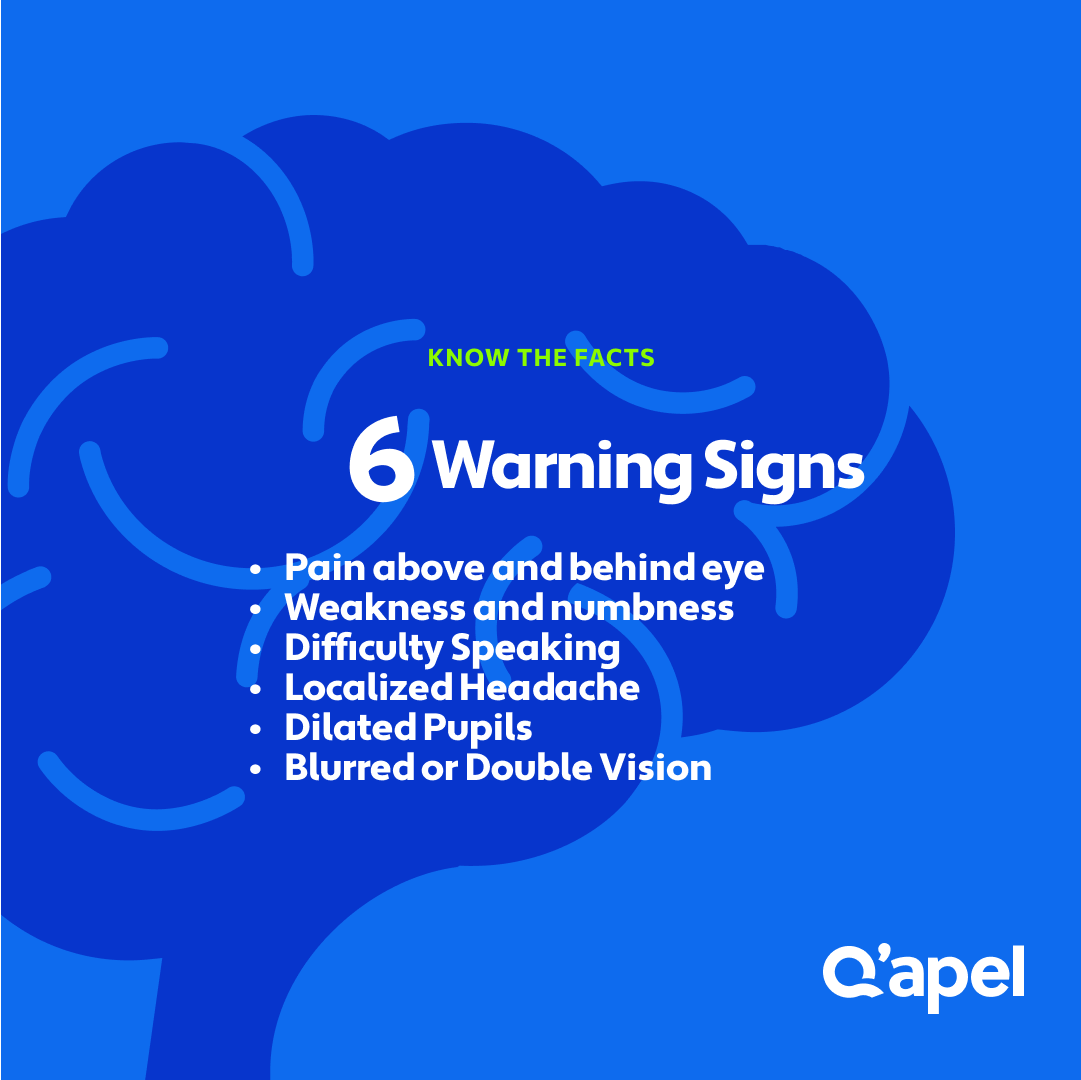 q_apel's tweet photo. 🧠 Know the Facts and Warning Signs #BrainAneurysmAwarenessMonth #StopthePop https://t.co/wke07cf70T