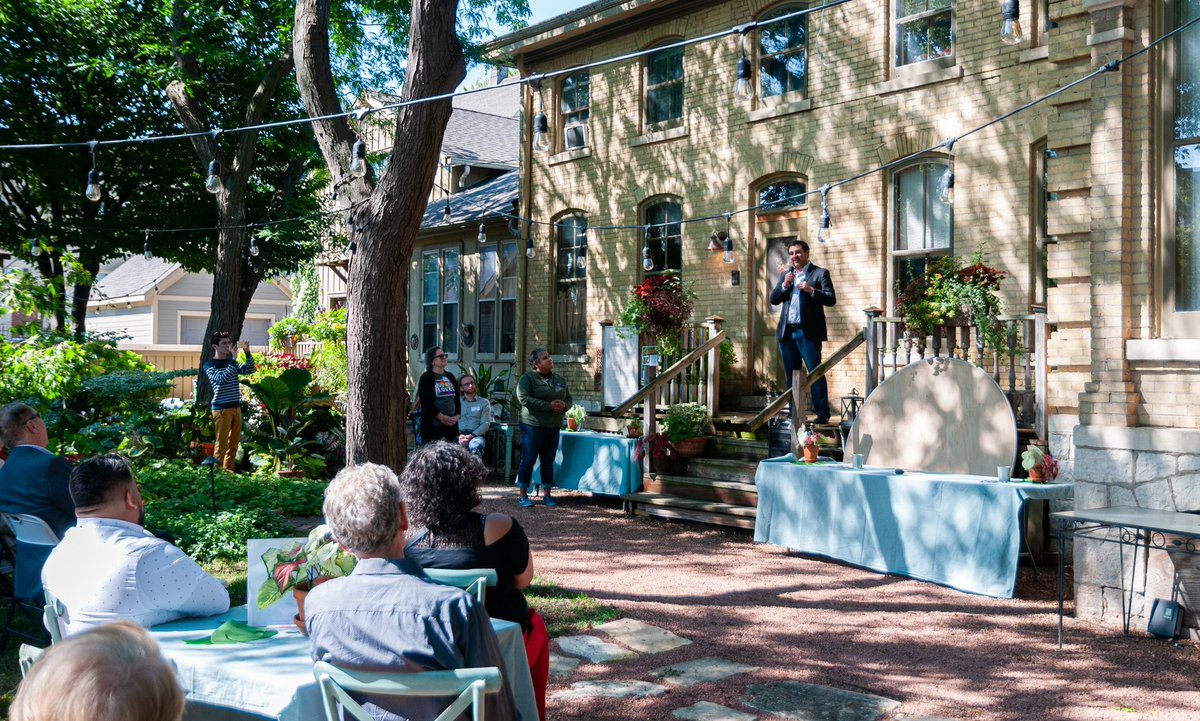 Stopped by two terrific events yesterday—the @danedems Party in the Park and @Fair_Wisconsin’s Garden Party for Equality. Always proud to join folks who are standing up for equality.