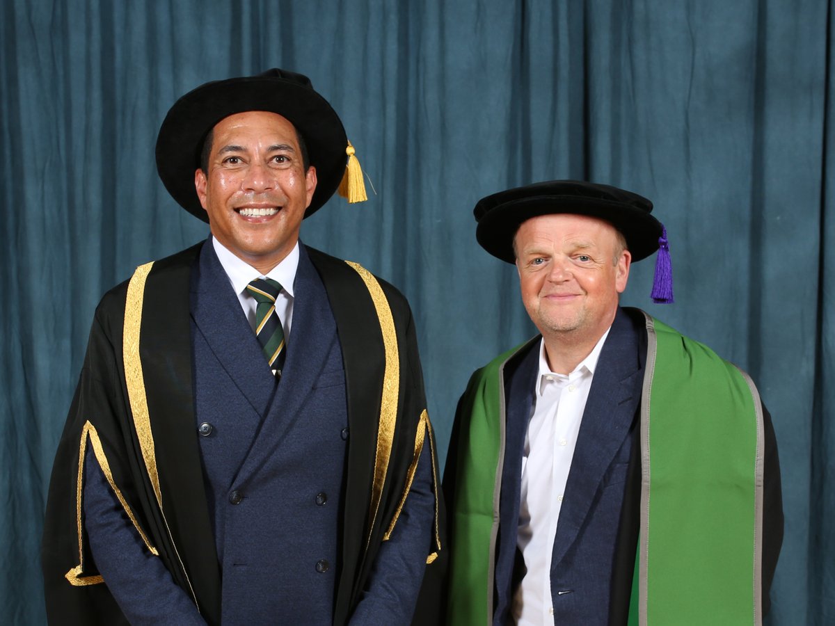 Rose Bruford College (@rosebruford) on Twitter photo Huge congratulations to our new Fellows and Honorary Fellows who were honoured at last week’s Graduation Ceremony, including <a href="/KatieBrayben/">Katie Brayben</a>, Jessica Hung Han Yun, <a href="/JimmyAkingbola/">Jimmy Akingbola (Blue Tick)</a> and Toby Jones.
See the full list of those awarded Fellowships here: bit.ly/3riOu9G Huge congratulations to our new Fellows and Honorary Fellows who were honoured at last week’s Graduation Ceremony, including <a href="/KatieBrayben/">Katie Brayben</a>, Jessica Hung Han Yun, <a href="/JimmyAkingbola/">Jimmy Akingbola (Blue Tick)</a> and Toby Jones.
See the full list of those awarded Fellowships here: bit.ly/3riOu9G