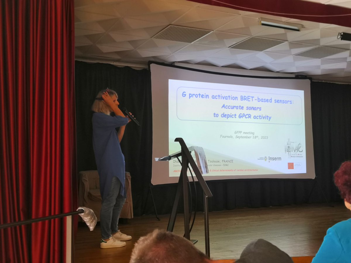 Big thanks to #CelineGales for providing us new eyes on GPCR activity #GFPP #Fournols2023