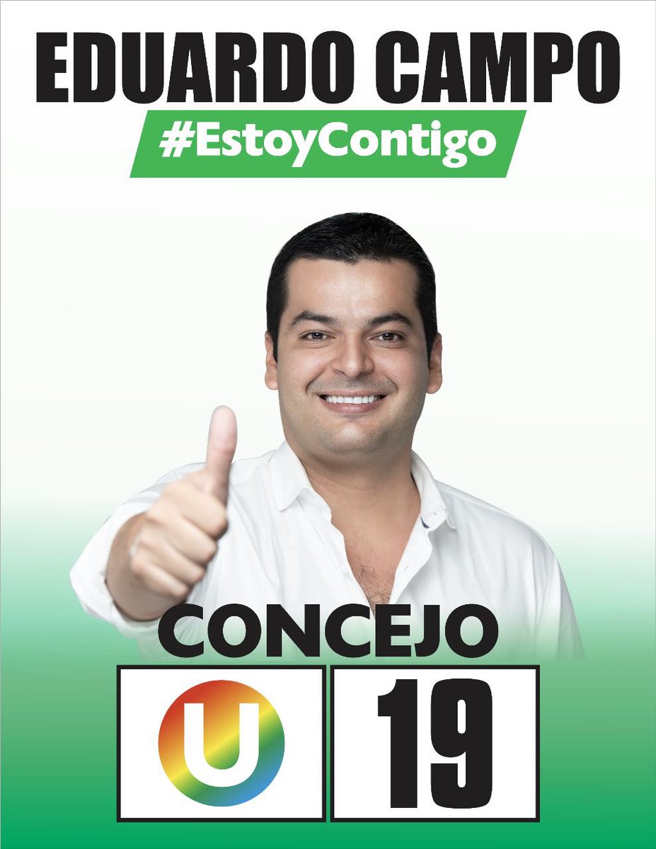 eduardocampoc's tweet photo. Iniciamos esta semana, compartiendo con todos los sectores de #Valledupar las formas como vamos a tender puentes entre la comunidad y la administración. Las problemáticas en nuestra ciudad no están huérfanas. 
Este 29 de octubre Marca Partido de la U y el #19. https://t.co/xYcbySYYDV