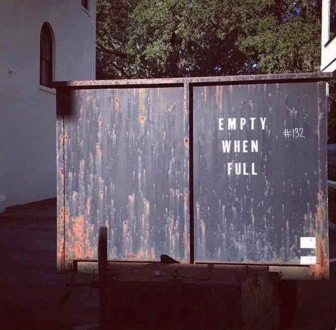 Schrödinger's dumpster #MotivationMonday