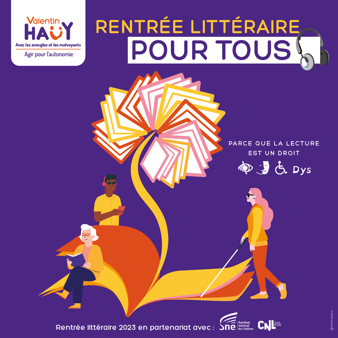 Plus de 150 titres #livreaudio de la #rentréelittéraire2023 sont sur Éole, en version audio #Daisy et en #braillenumérique. Pour vous aider à vous y retrouver et à les découvrir, consultez notre hors-série spécial rentrée littéraire : urlz.fr/nDXl