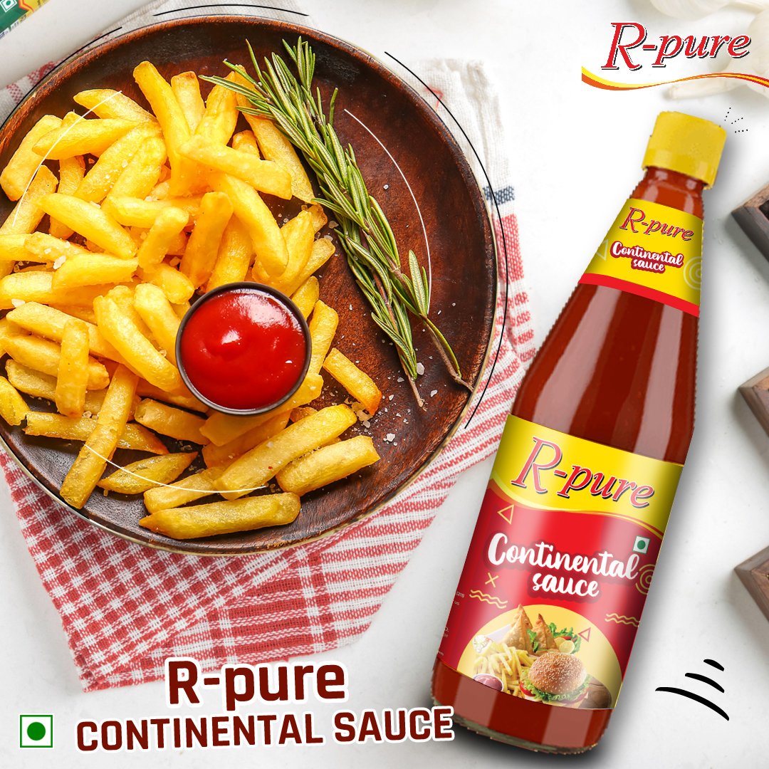 RpureM's tweet photo. Transform your French fries into a gourmet delight with R-Pure's exquisite Continental Sauce. Elevate your snacks to a whole new level!

 #RPure #rpureproducts #Continentalsauce #rpuresauces #sauce #Continentalsauces #tasty #everyday #sauces #food #delicious #delicioussauces https://t.co/XxlClnlcz5