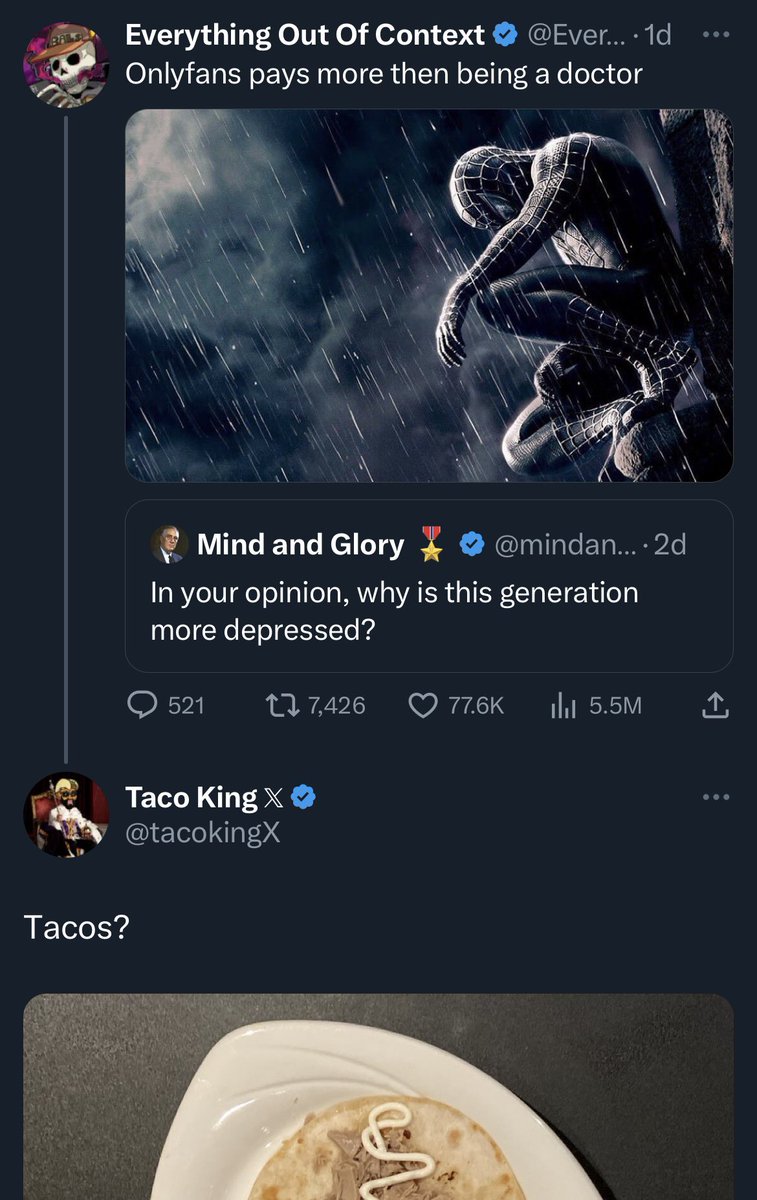 nickhindu's tweet photo. We have truly reached a level of discourse on this app that was never possible before. True insight from real people. Thank you Elon for filling my feed with posts that I can actually tell are actively depleting my brain cells. https://t.co/UMExlbQKdK