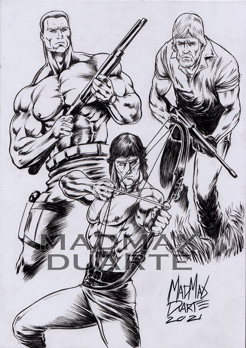 maxwell_duarte1's tweet photo. Cinema Heroes- Soldiers
Inktober 2021
Tema: Classic Heroes
#inktober #Inktober2021 #ink #art #sketch #fanart #traditionalart #classicheroe #classic #hero #cinema #heroes #Soldiers #Cinema #rambo #braddock #johnmatrix #commando #arnoldschwarzenegger #silvesterstallone #chucknorris https://t.co/o15ntPtlWA