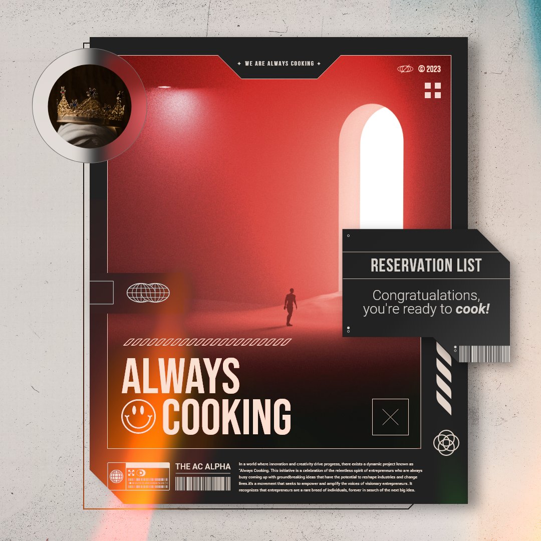 ALWAYS COOKING (?) tweet media