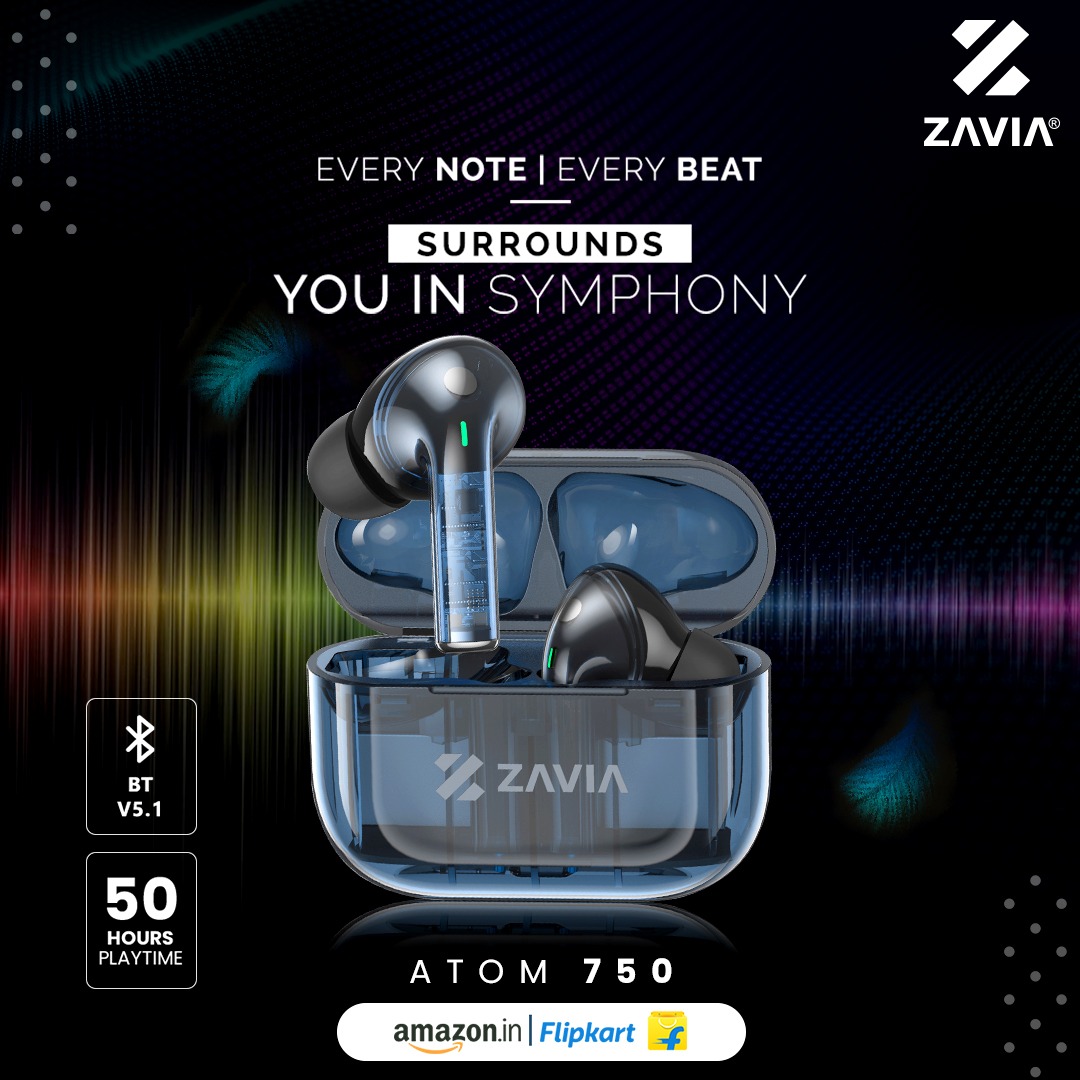 'Experience the symphony of every note and every beat with the Zavia Atom 750 TWS. Surround yourself in musical perfection.'
.
.
.
#Zaviaatom #zavia #atom750 #borntoperform #UninterruptedMusic #UninterruptedCalls #indiaclicks #earbuds #bluesmusic #clickandcollect #bluesfestival