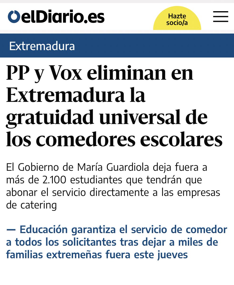 Niños sin comedores y parques nacionales sin fauna. Han venido a destruir todo lo que tocan.