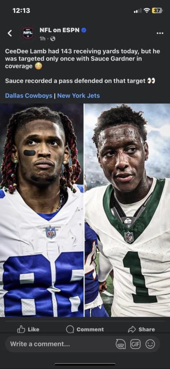emonrobinson22's tweet photo. @lord_brunson CeeDee Vs sauce… Starting safety and the other corner got hurt in the 1st half. https://t.co/spvvcpN1Tf