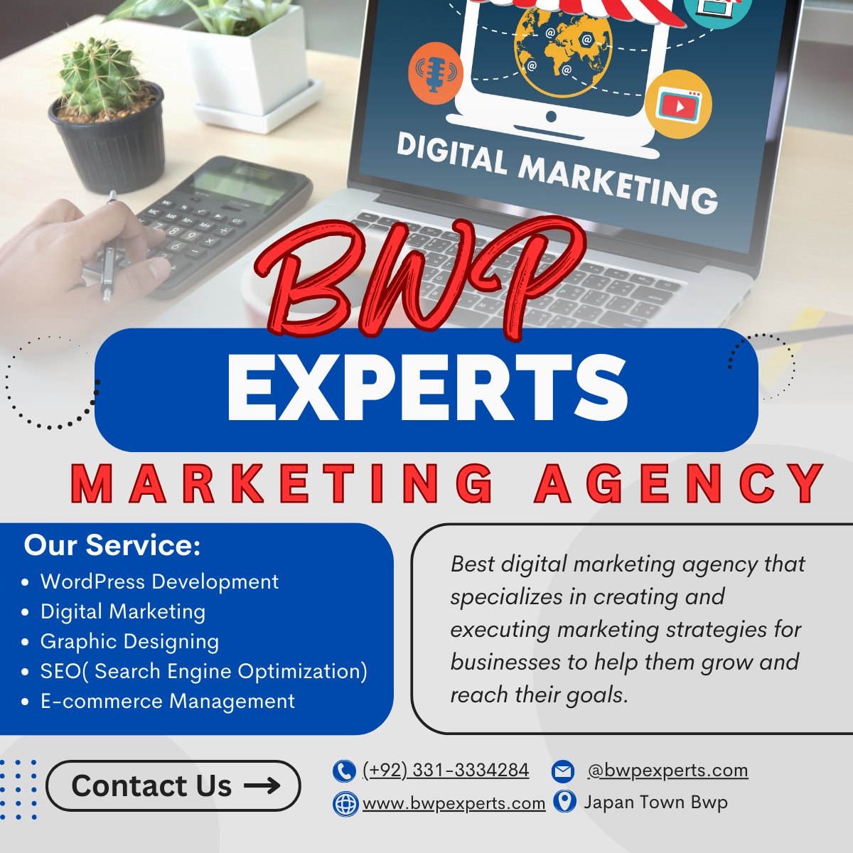 bwpexperts's tweet photo. Bwpexperts The Pakistan No1 Marketing Agency
we provide all digital services
Contact Us for More Details
https://t.co/79NYErWBkd
(+92) 331-3334284

#TopDigitalMarketingAgencyInUSA
#Top20DigitalMarketingAgencyInUK
#Top10DigitalMarketingAgencyInAustralia https://t.co/7kHa6kpQVg