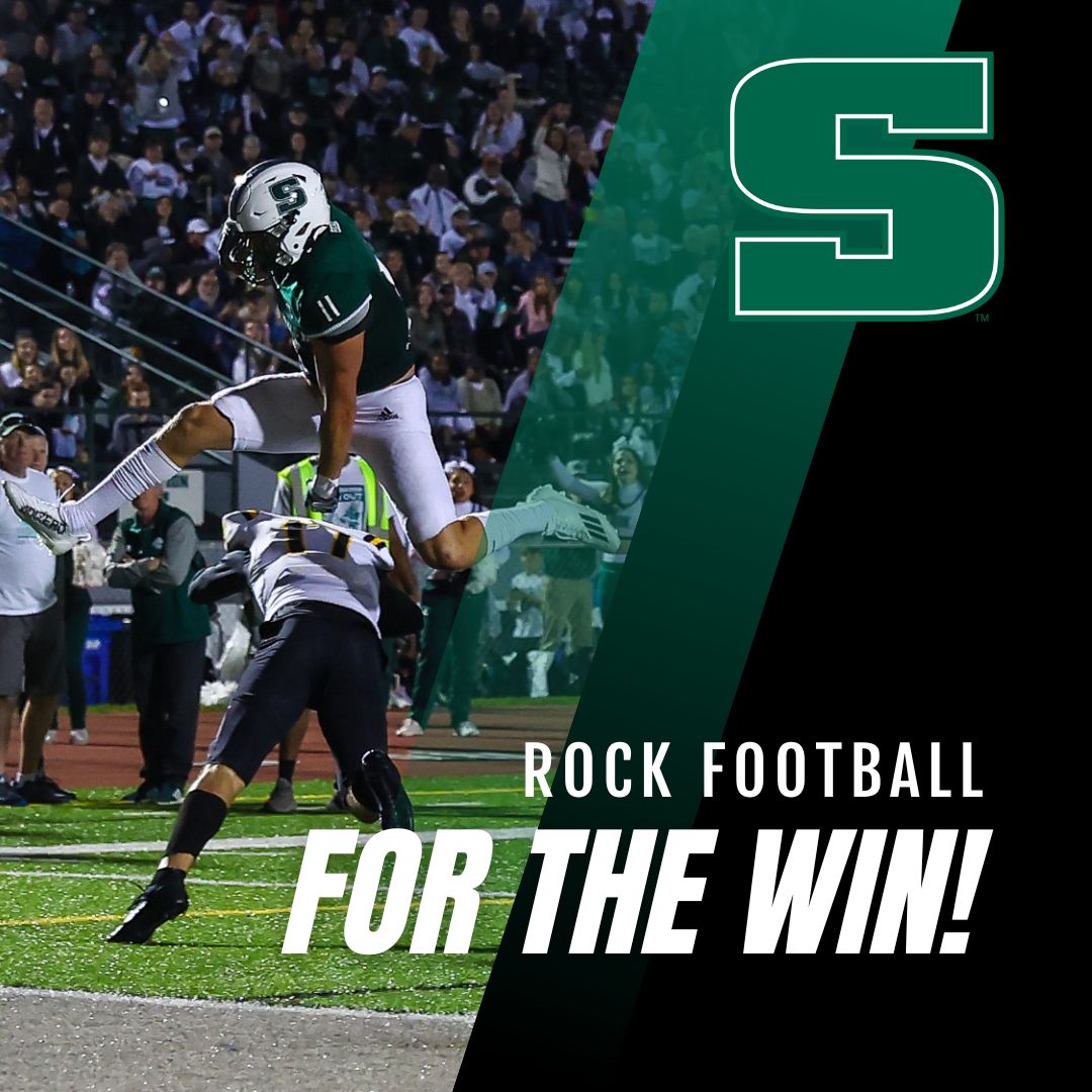 SRUAdvancement's tweet photo. SRU defeated Millersville 42 to 21 at Saturday's #WhiteOut game.
Read more - https://t.co/2Eab51sqsq
#TheRock #RockNation #RockPride #SRU #SRUAlum #SRUAlumni #SRUPride #SlipperyRockPride #SlipperyRockAlumni #SlipperyRockUniversity #GoRock #CollegeFootball #GameDay #RockFootball https://t.co/BckNUCZaLm