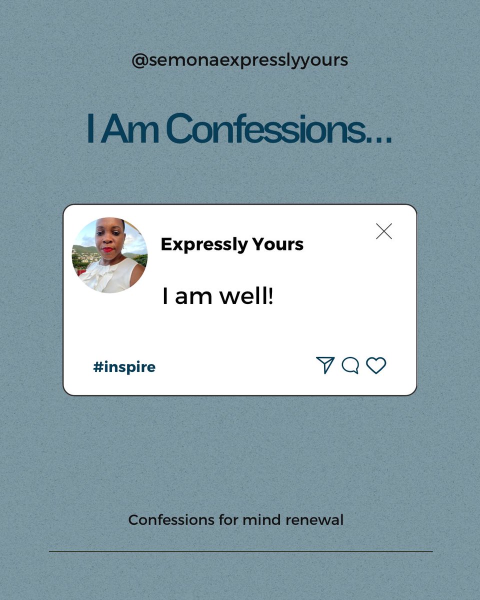 SemonaExpressly's tweet image. JUST sometimes what you&apos;re dealing with is too big to explain in one sentence. In this case, “I am well” serves a fitting response to, “How are you?”

Say to the righteous it is well “Say to the righteous that it shall be well with them”…(Isaiah 3:10)
#ExpresslyYours #ForReign