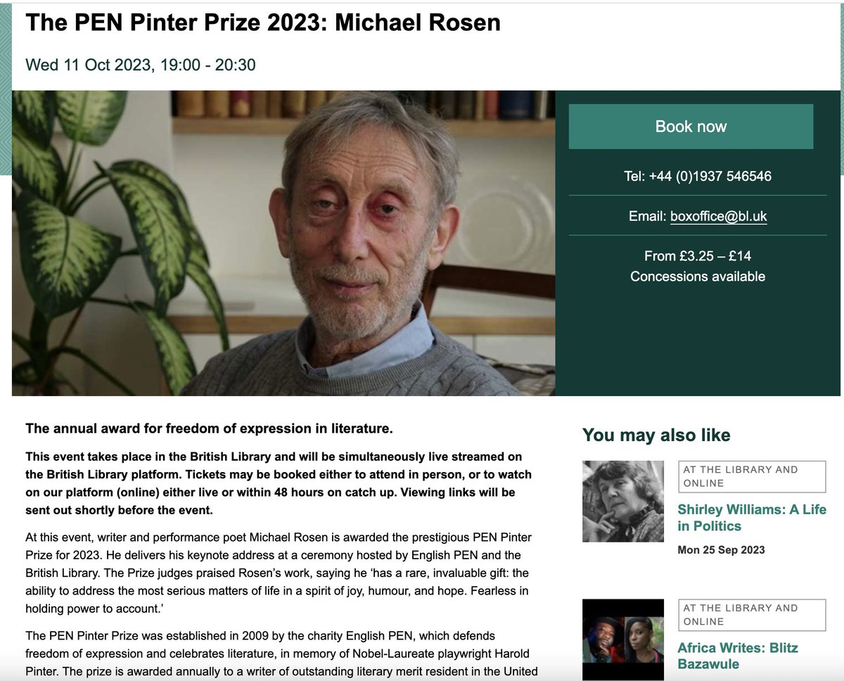 Michael Rosen 💙💙🎓🎓 NICE 爷爷 (@michaelrosenyes) on Twitter photo 