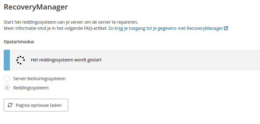 rklomp's tweet photo. @STRATO_NL Vreemd dat het spontaan stuk gaat zonder dat er wijzigingen gedaan zijn...

Ik heb nogmaals geprobeerd opnieuw op te starten maar geen succes. Daarna opgestart in reddingssyteem maar ik hou dit beeld: https://t.co/vnH8kIk0UD