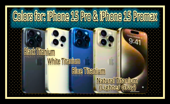 VIEWTV10's tweet image. THE LATEST IPHONE 15 PRO AND IPHONE 15 PROMAX'S TITANIUM COLORS, AVAILABLE IN 4 COLOR OPTIONS 😀

#BLACKTITANIUM 
#WHITETITANIUM 
#BLUETITANIUM 
#NATURALTITANIUM 

#AppleEvent2023 
#IPHONE15PRO 
#IPHONE15PROMAX 

#IPHONECOLORS