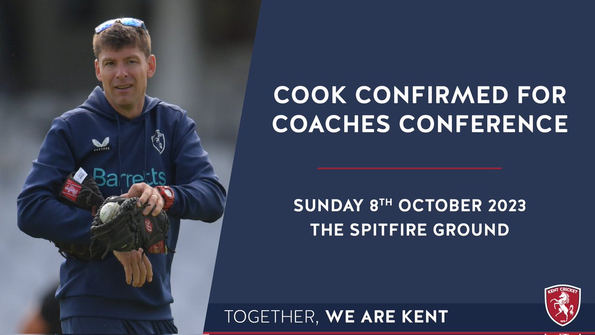 Refresh and update your coaching knowledge and network. Book onto the Kent Coaches Association for 2023 kentcricket.co.uk/news/kent-coac…