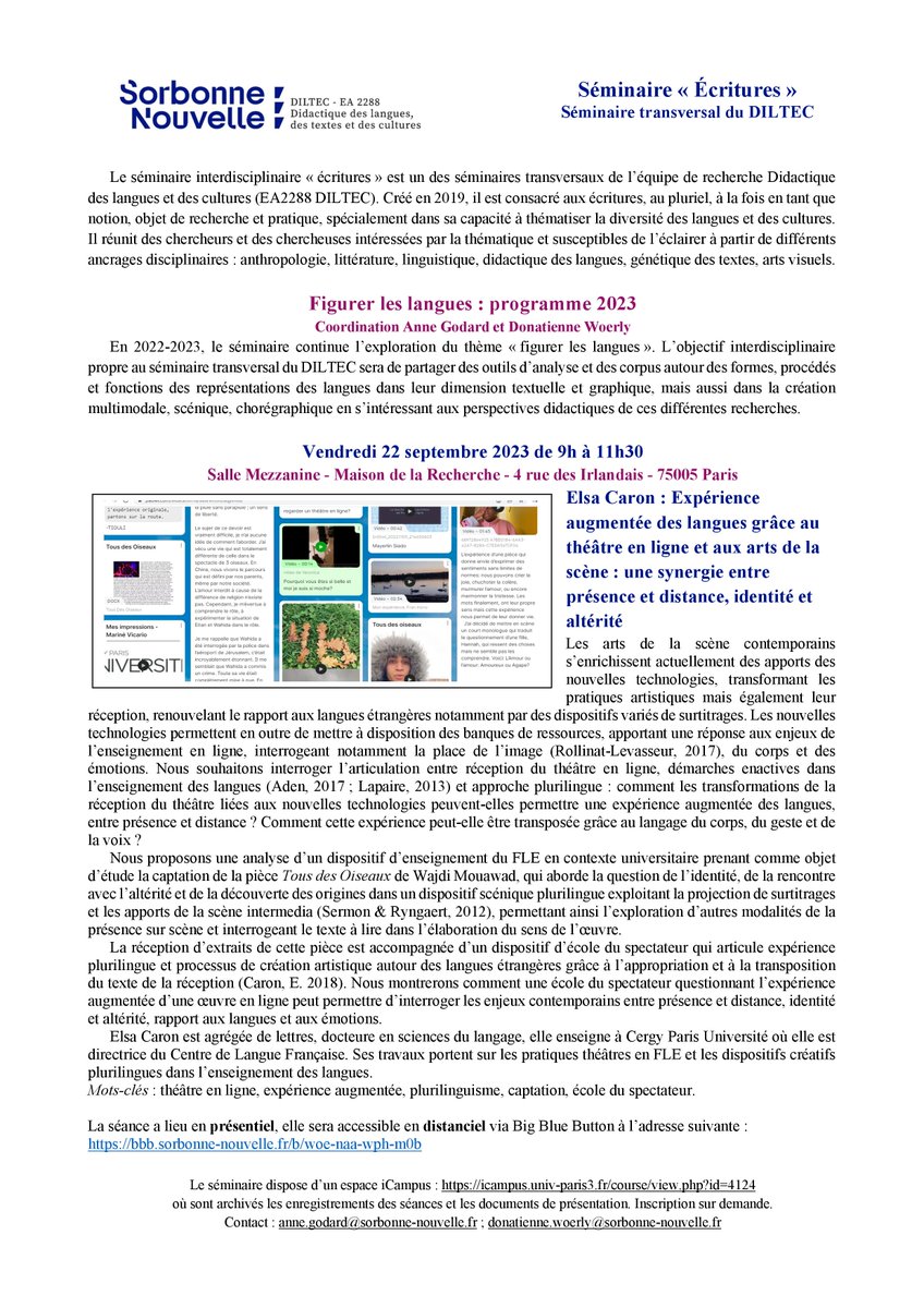 DILTEC Lab Sorbonne Nouvelle tweet media