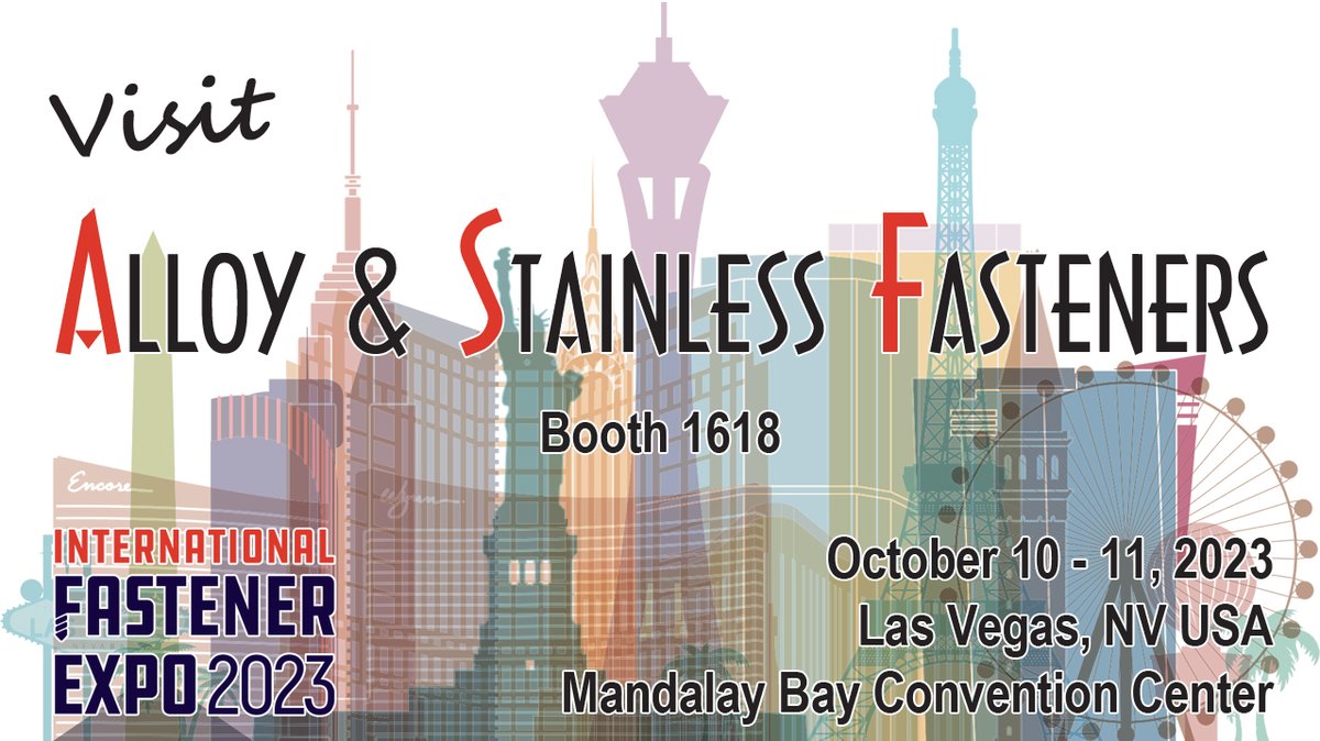 #IFE23 is coming up fast, are you ready? Have you gotten your flights? Hotel? Registered?
Well be sure to stop by and say hello! See you soon in Booth #1618

#GoASF #FastenerNews #FastenerFamily #fasteners