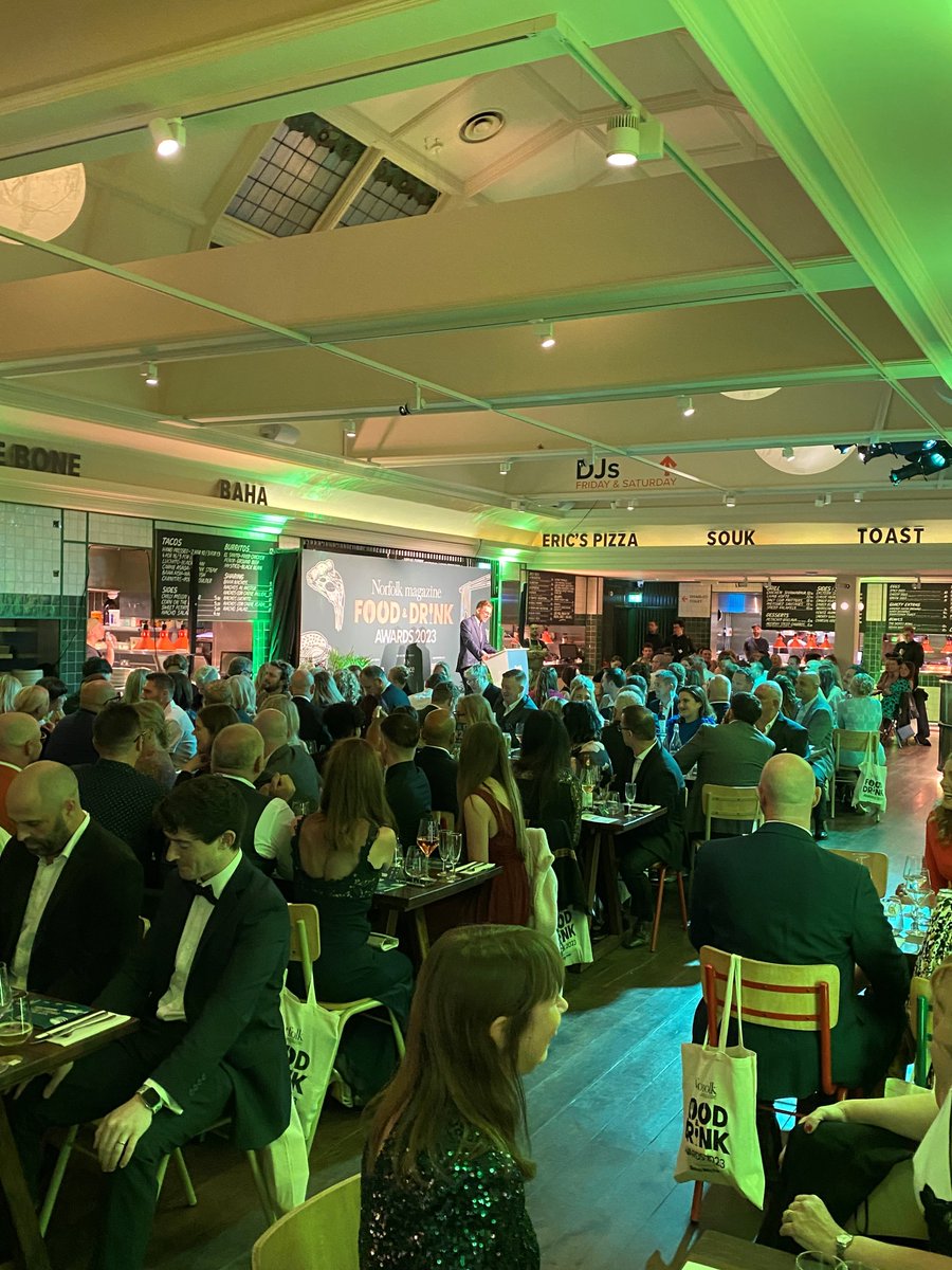 We are ready to go! Welcome to the Norfolk Food and Drink Awards 2023!!! Who is ready to find out our winners?! #NorfolkFADA