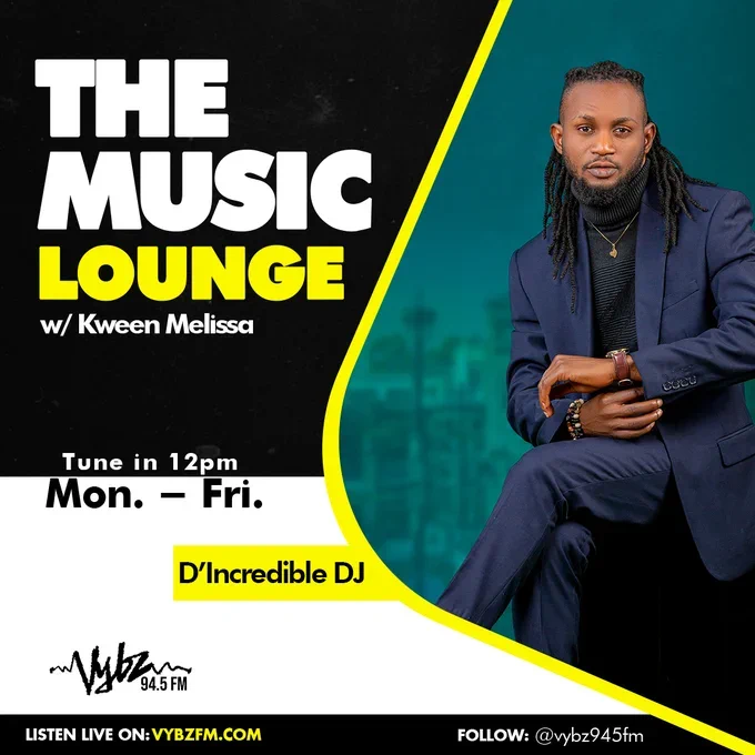 Brace yourselves for an epic blend of music and entertainment that will leave you grooving all day long from @D_incredibledj ! 🕺💃 Tune in to catch the magic happening on #TheMusicLounge