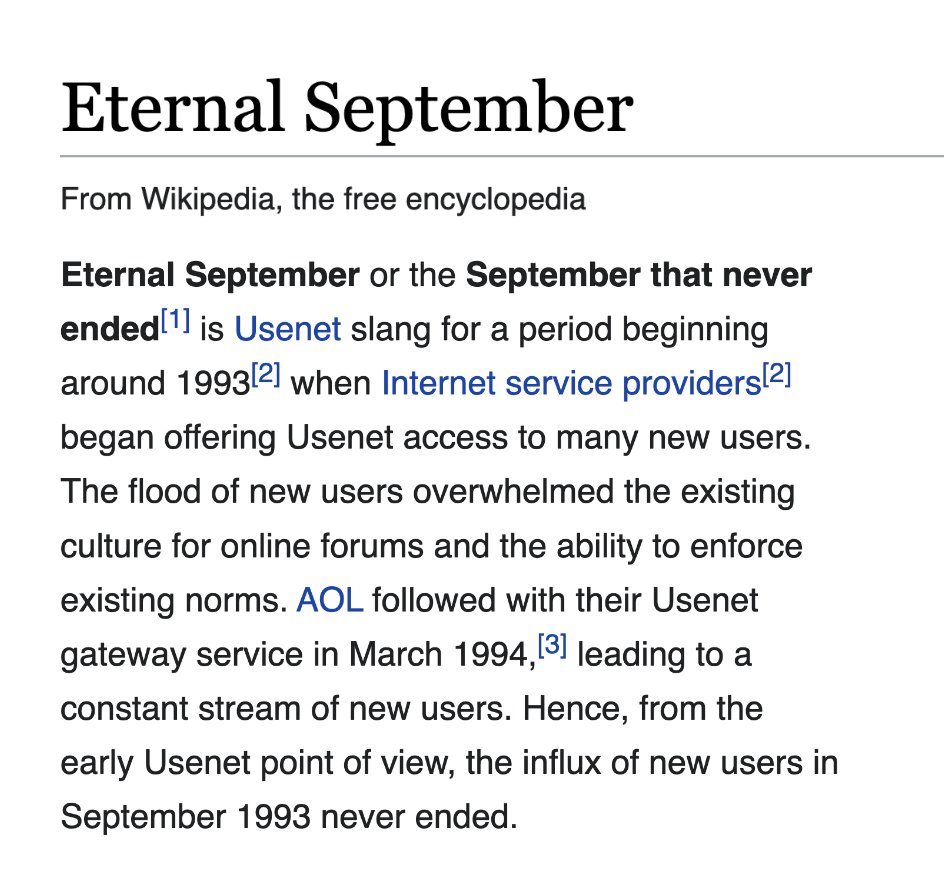 it has now been three whole decades of September 1993