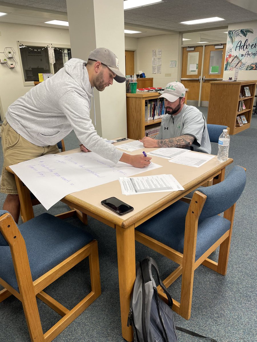 JamiTroth's tweet photo. We had a very productive PD day at Blair Oaks Middle School! #learningtargets #prioritystandards #bigideas @HOMRPDC @WeAreBlairOaks https://t.co/bEC4GE5kRg