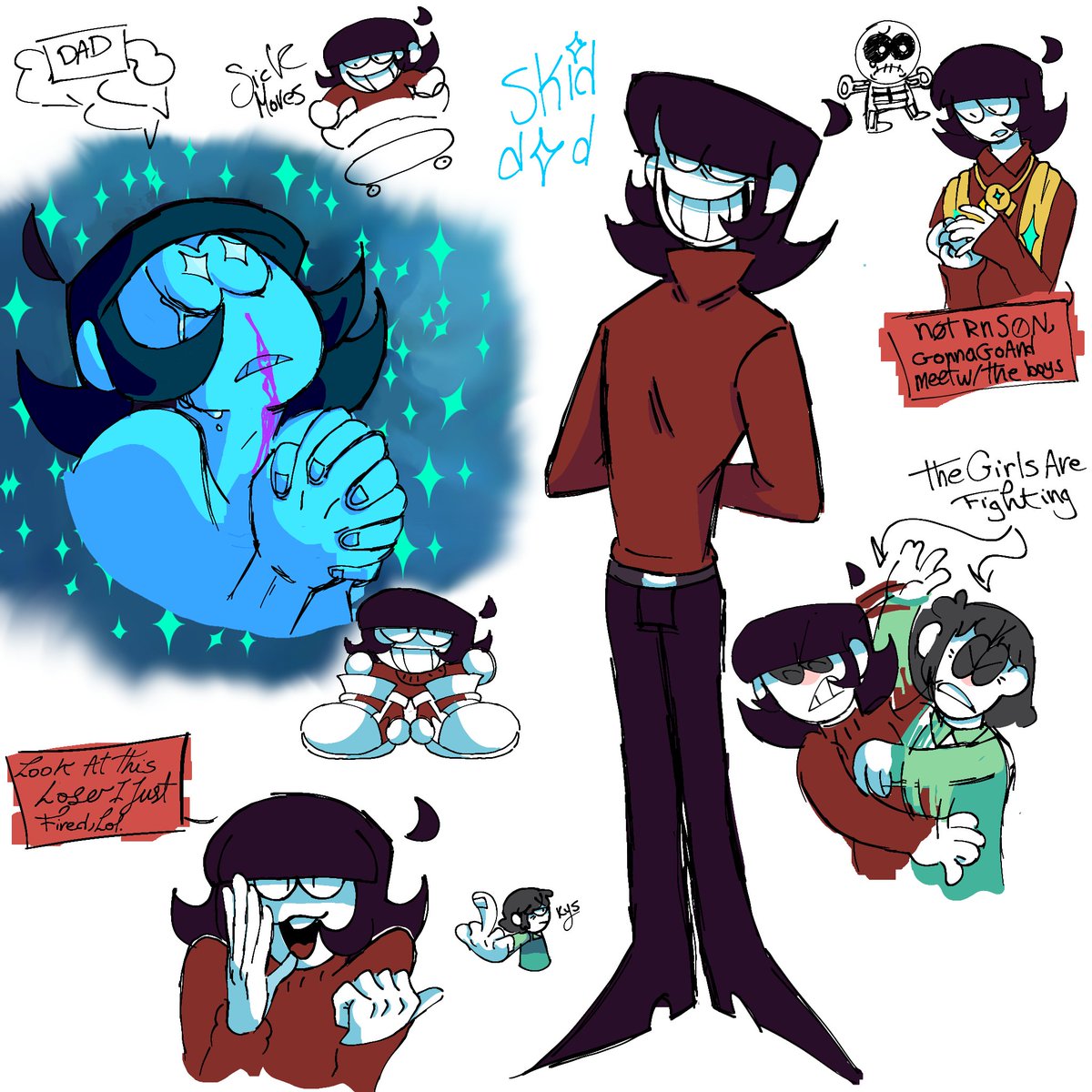 ArtisticYuno_'s tweet photo. SKIDDAD‼️ #Spookmonth #spookymonthfanart https://t.co/tsIVRj3oTj