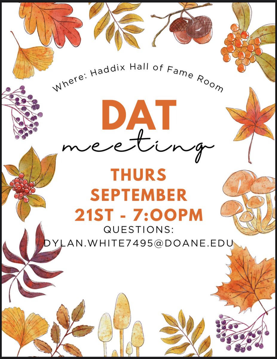 Doane Sports Med (@doanedat) on Twitter photo Are you wondering how students get involved with sports medicine at Doane? Do you want to gain experience in a healthcare related field? Join us on Thursday for our first meeting! @DoaneHhp <a href="/DoaneAthletics/">Doane Tigers π―</a> Are you wondering how students get involved with sports medicine at Doane? Do you want to gain experience in a healthcare related field? Join us on Thursday for our first meeting! @DoaneHhp <a href="/DoaneAthletics/">Doane Tigers π―</a>