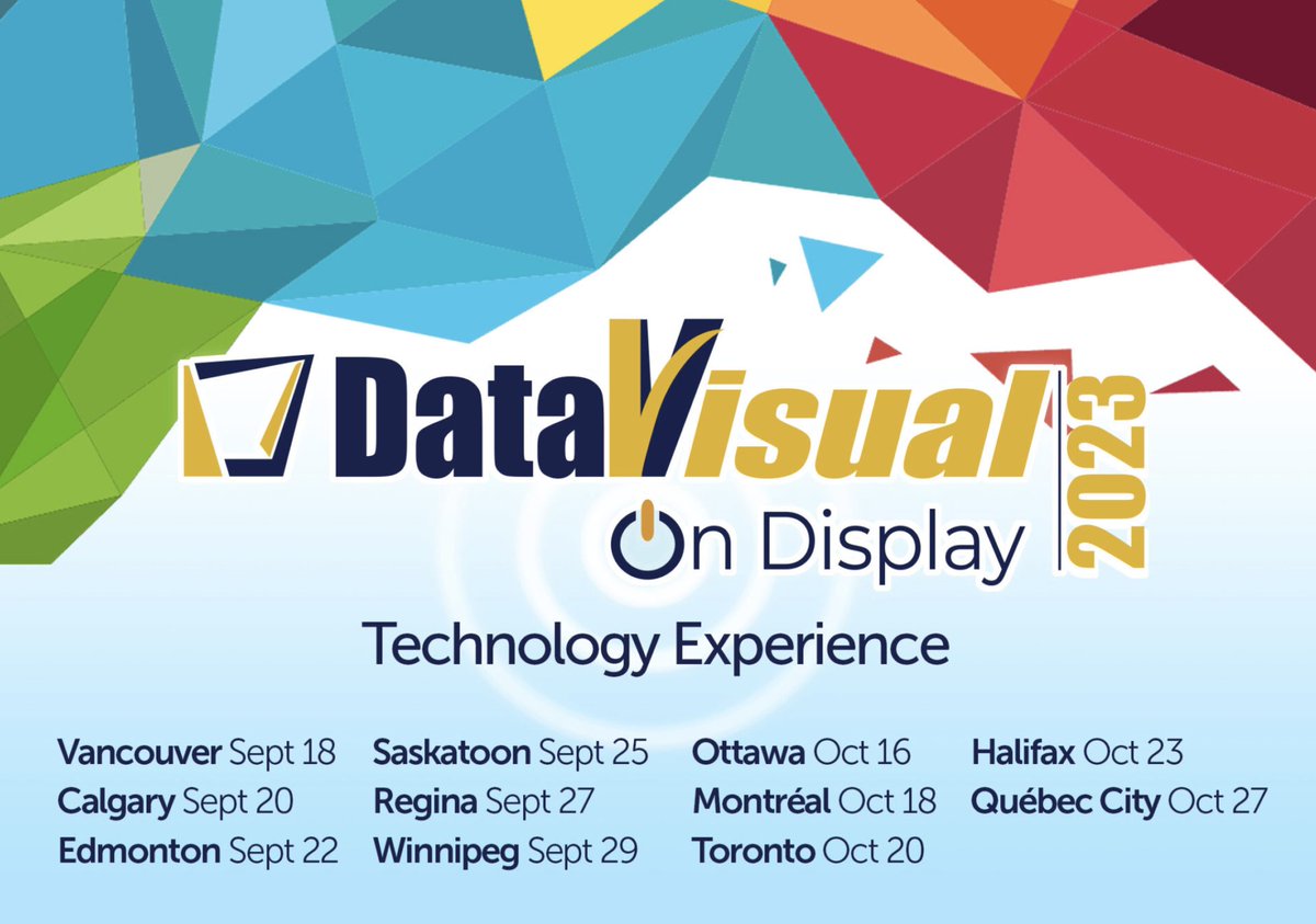 AmplifiedAV's tweet image. Looking forward to @datavisualinc On Display Showcase in Vancouver today. 

It&apos;s always great to connect with friends in the industry at this event each year! #avtweeps #datavisual #MondayMotivation