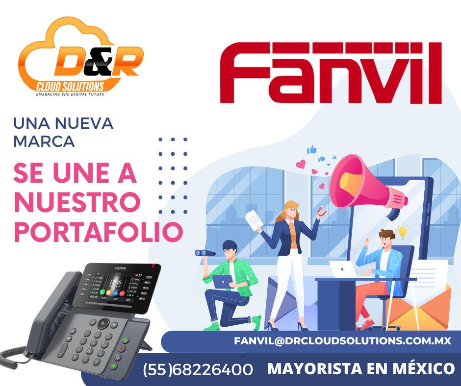 DRCloudSolution's tweet photo. 🚨 Una nueva marca se une a nuestro portafolio - #FANVIL!!!!! https://t.co/lmfwBDKAMD