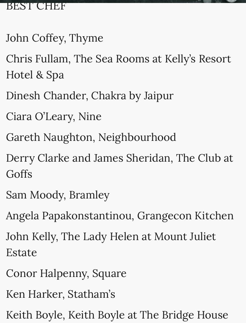 We are over the moon to make both Best Restaurant and Best Chef Catagories in the @foodandwineireland #rotya2023 after just 6 weeks of being open. 
Thank you to all who voted for us . #keithboyleatthebridgehouse #kilkennyrestaurants #anevillehotel