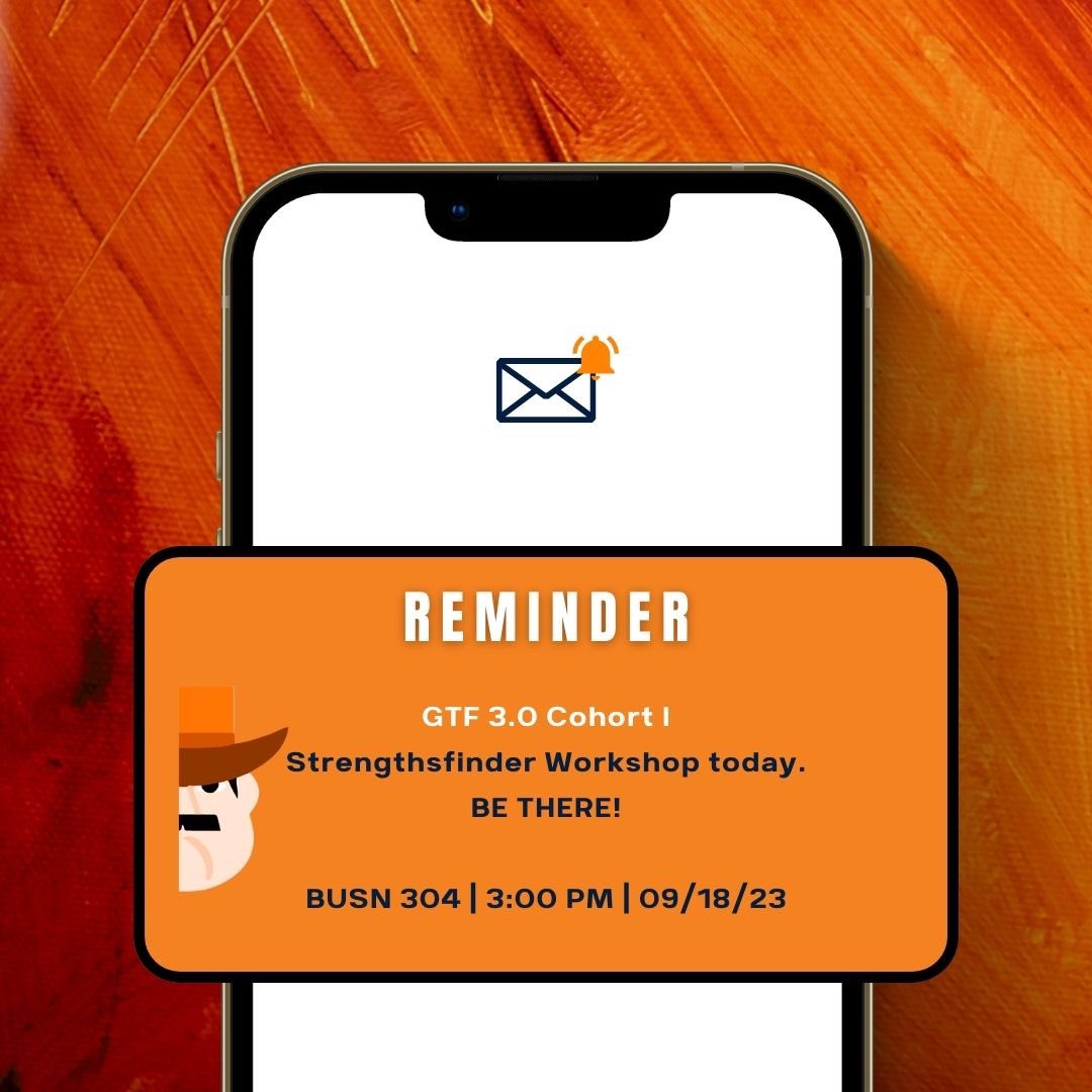 ATTENTION COHORT 1 📣

This is a friendly reminder about the mandatory workshop scheduled for today.

This session promises valuable insights and practical knowledge you will benefit from.

Please make sure you arrive on time,

See you there ✏️