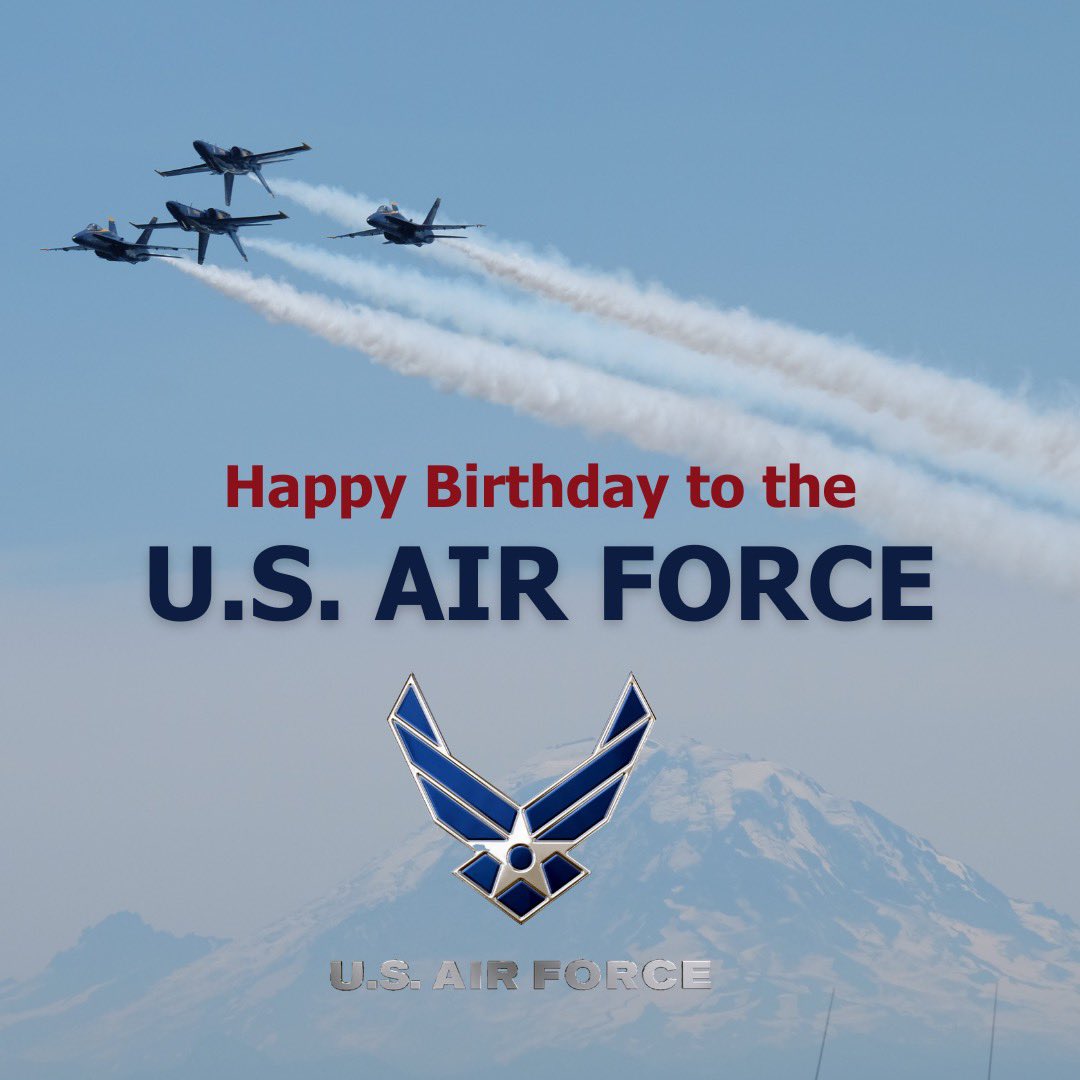 The United States Air Force turns 76 today. On September 18, 1947, the Office of the Secretary of the Air Force was officially activated and Stuart Symington took the oath of office, officially founding a new branch of the U.S. Military.
#flyfightwin #goairforce #usafbirthday