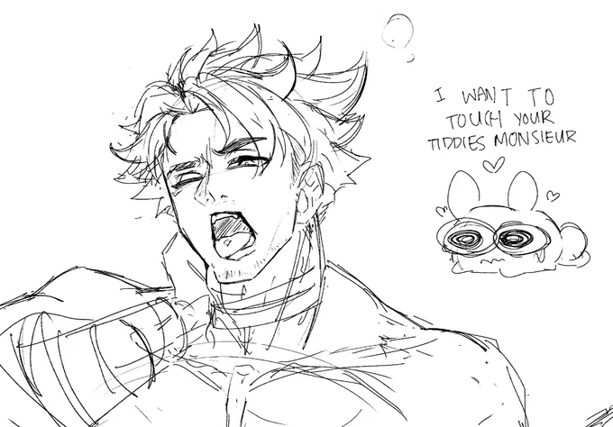 🐺⛓️Manifesting Wriothesley tongue piercing... 