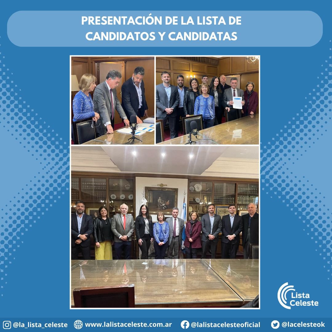 LACELESTEok's tweet photo. En el día de la fecha se presentó la lista de candidatas y candidatos a autoridades para la AMFJN para el período diciembre 2023 a diciembre 2025. https://t.co/iwpspQ309Q