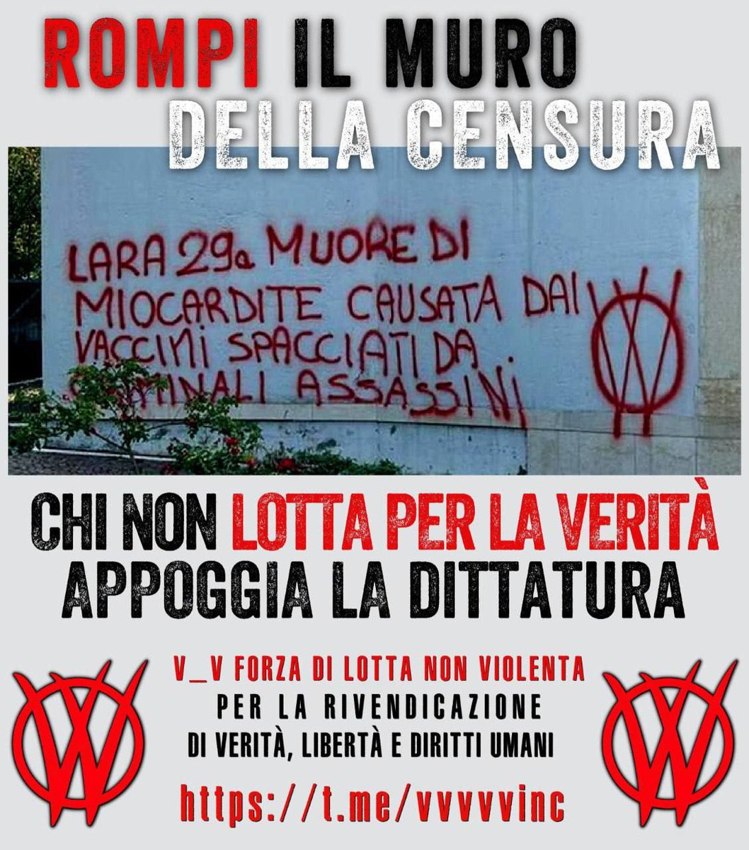 rainbow___30's tweet photo. I CRIMIN@LI DELL'#EMA HANNO APPROVATO UNA NUOVA MERD@ DI V@X KILLER E I VERMI STRISCIANTI SUBITO NE FANNO PROPAGANDA! A LORO NON INTERESSA LA NOSTRA SALUTE, A LORO INTERESSA CONTINUARE CON IL V@XGENOCIDIO PER ARRIVARE POI AL CONTROLLO TOT SU CHI RESTA
#V_V #TruthCannotBeHidden . https://t.co/mpjzP4ZRJB
