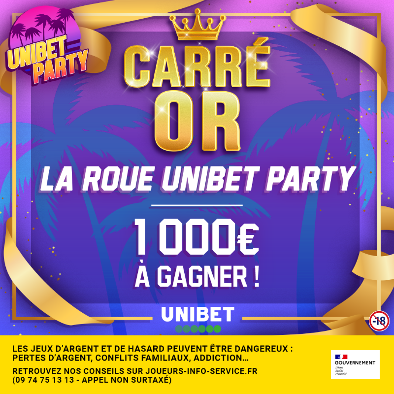 UnibetFrance's tweet photo. 🔄 Tourne la Roue Unibet Party pour tenter de gagner des Freebets ou des tickets Poker Hexapro !

🤑 Plus de 1 000€ de gains à partager entre 535 joueurs

🎁 Bonus : 2 x 20€ de Freebets dans les RT + #UnibetParty + ton pseudo.