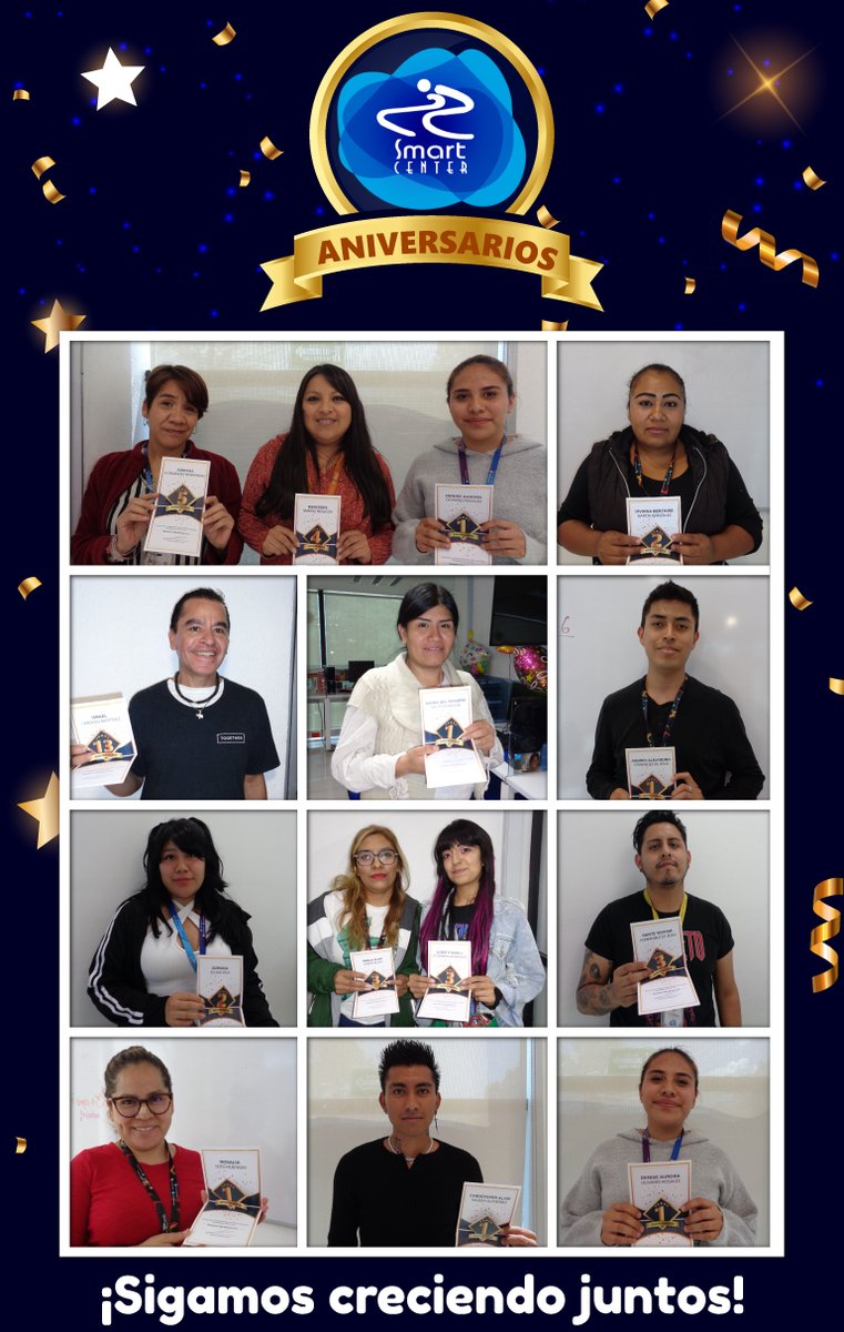 SmartCenterMex's tweet photo. Juntos crecemos, creamos y logramos más. Un abrazo a cada uno de ustedes que crecen junto con nosotros 👏🏅👑

#TodosSomosSmartCenter #smartcenter #aniversariosmart https://t.co/6qOjR8CDrL
