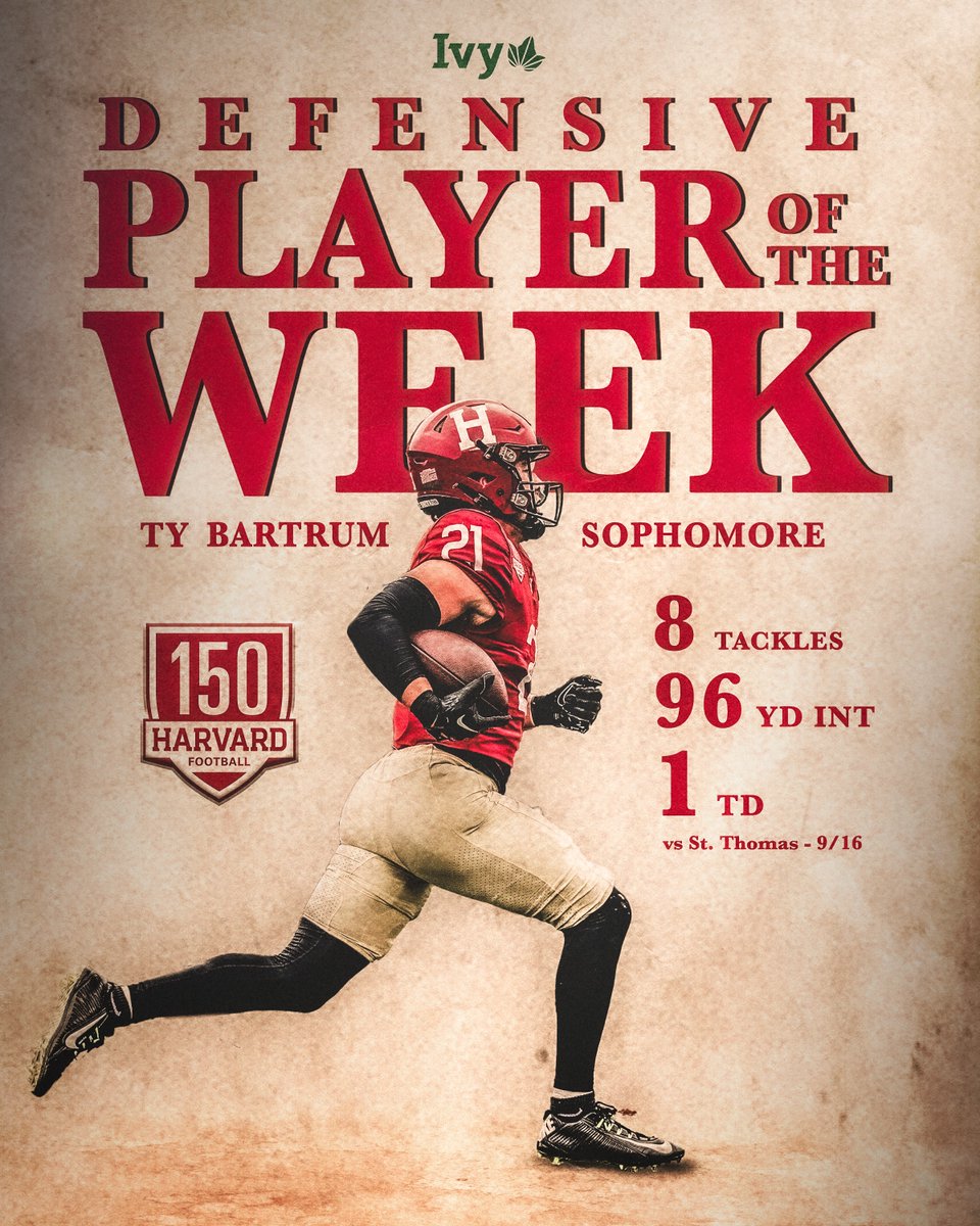 Harvard Football tweet media