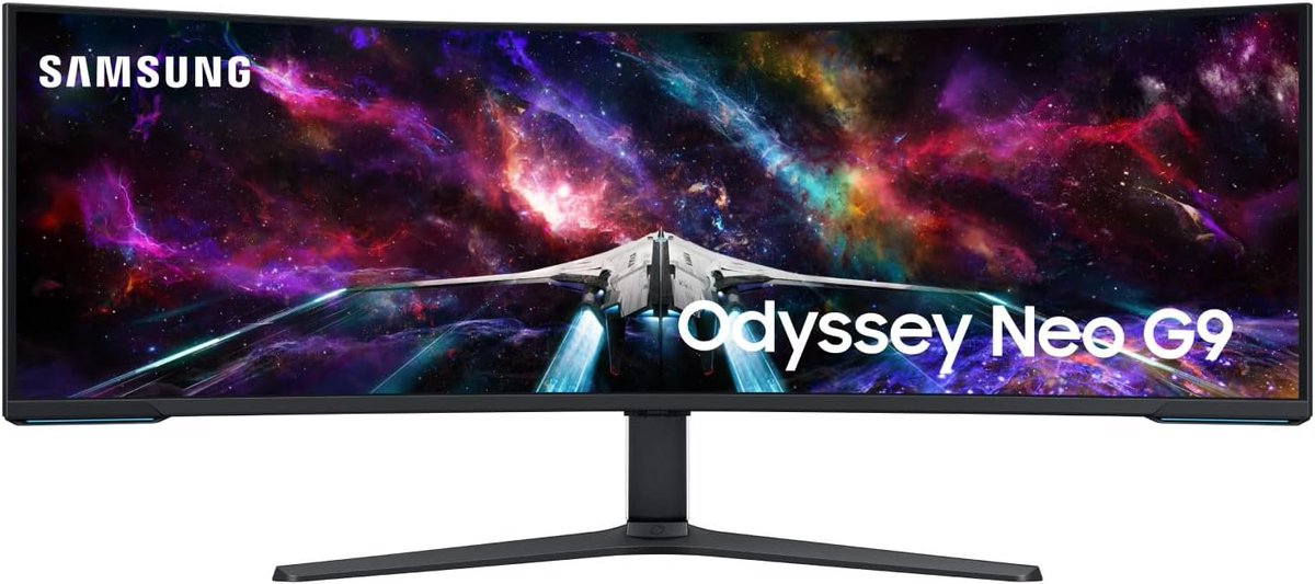 IGNDeals's tweet photo. Sure, this absurdly large 57" Samsung Odyssey Neo G9 Series Dual 4K UHD 1000R Curved Gaming Monitor costs $2,499.99, but it comes with a $500 Amazon credit with code 500NEOG9 https://t.co/G0gGq7mIcO

Also at Best Buy with $500 gift card https://t.co/Ly68l0wHnr https://t.co/5HUuiyF98k