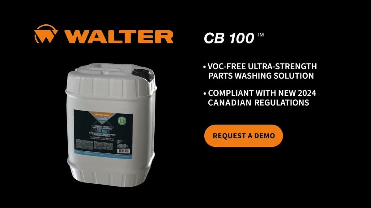 StellarIndSup's tweet image. Walter's CB 100™ Ultra-strength parts washing solution cleans the toughest contaminants while ensuring user safety. The water-based solution removes many stubborn industrial contaminants. buff.ly/46fphMd Give us a call to learn more! #manufacturing #cleaningsolution